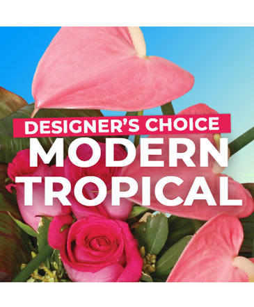 Modern Tropical Florals Designer's Choice in Bristol, CT | DONNA'S FLORIST & GIFTS
